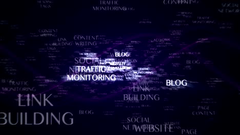 seo, optimización de motores de búsqueda, palabras clave, textos, animación, renderización, fondo y bucle