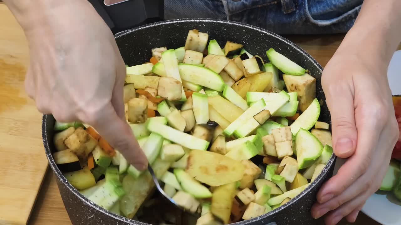 Vegetable and Chicken Stir-Fry