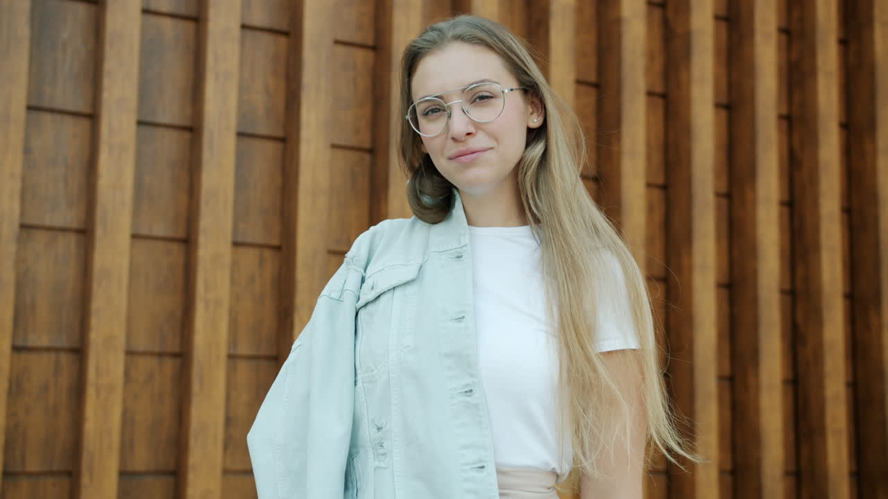 Woman in a Denim Jacket