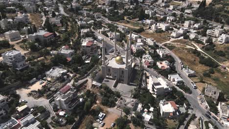 abu ghosh, israel, june 13, 2020 : a mosque built by ramzan kadyrov in honor of his father akhmat kadyrov in the abu ghosh village, in which descendants of chechens live in israel