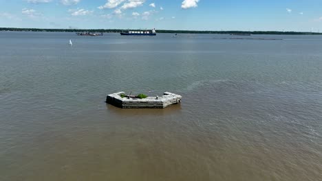 ship load of containers on water