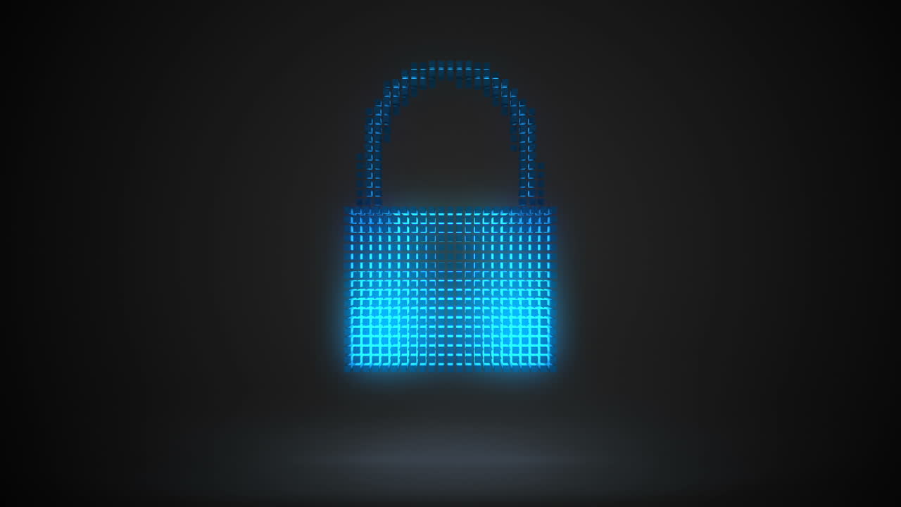 video conceptual de la seguridad de datos de computación en la nube