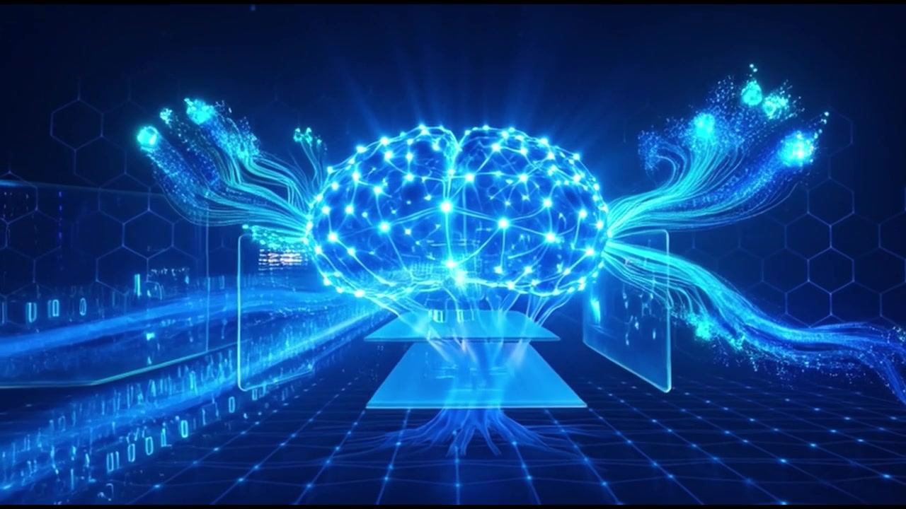 Digital Brain Tree Representing Artificial Intelligence and Data Connectivity