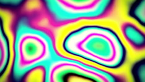 a fast moving blob cloud, strange shapes with hippie psychedelic colors