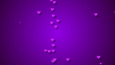 purple hearts background