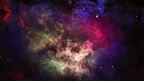 la belleza de la nebulosa en el espacio profundo 4k
