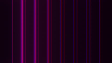 líneas de pulso de color rosa neón en filas sobre degradado negro