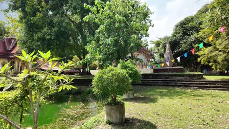luang phor thuad statue temple complex buddhist religion koh samui thailand