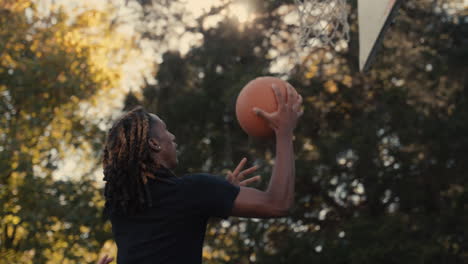 street basketball game