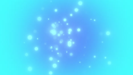 Abstract-blue-bokeh-and-particles-falling-1