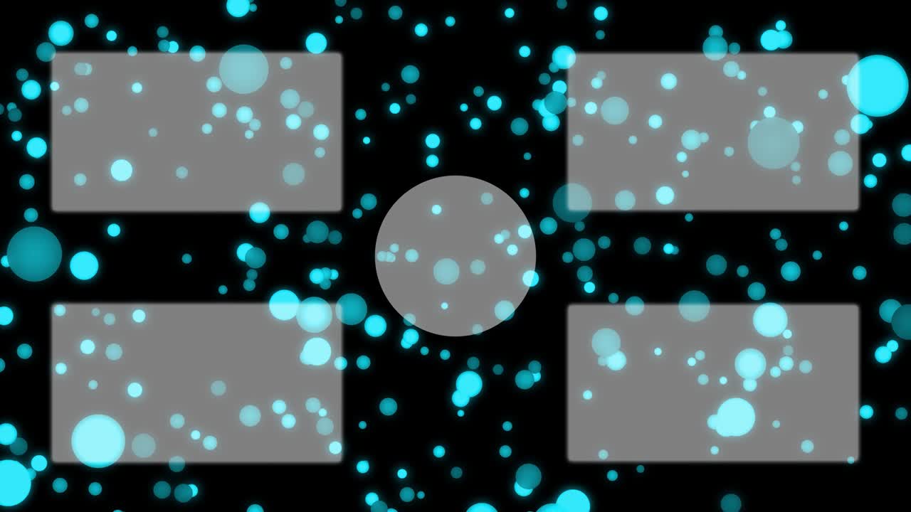 곡물 점 이동 끝 카드 끝 화면 모션 그래픽