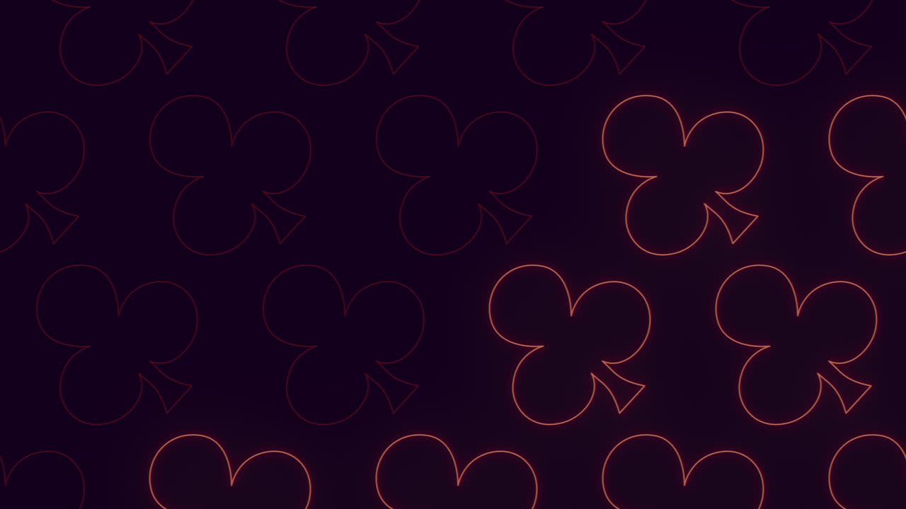 corazones en líneas rojas diseño de patrón simple y versátil