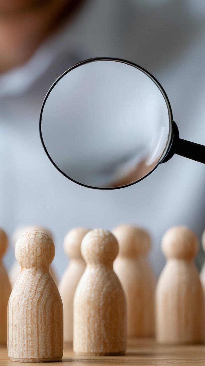 A Close-Up Examination of Figurines Under a Magnifying Glass: Exploring Details and Perspectives in a Focused Setting