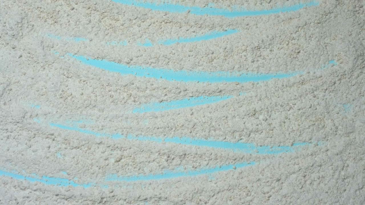 모래에 질문표, 연필로 질문표를 그려라