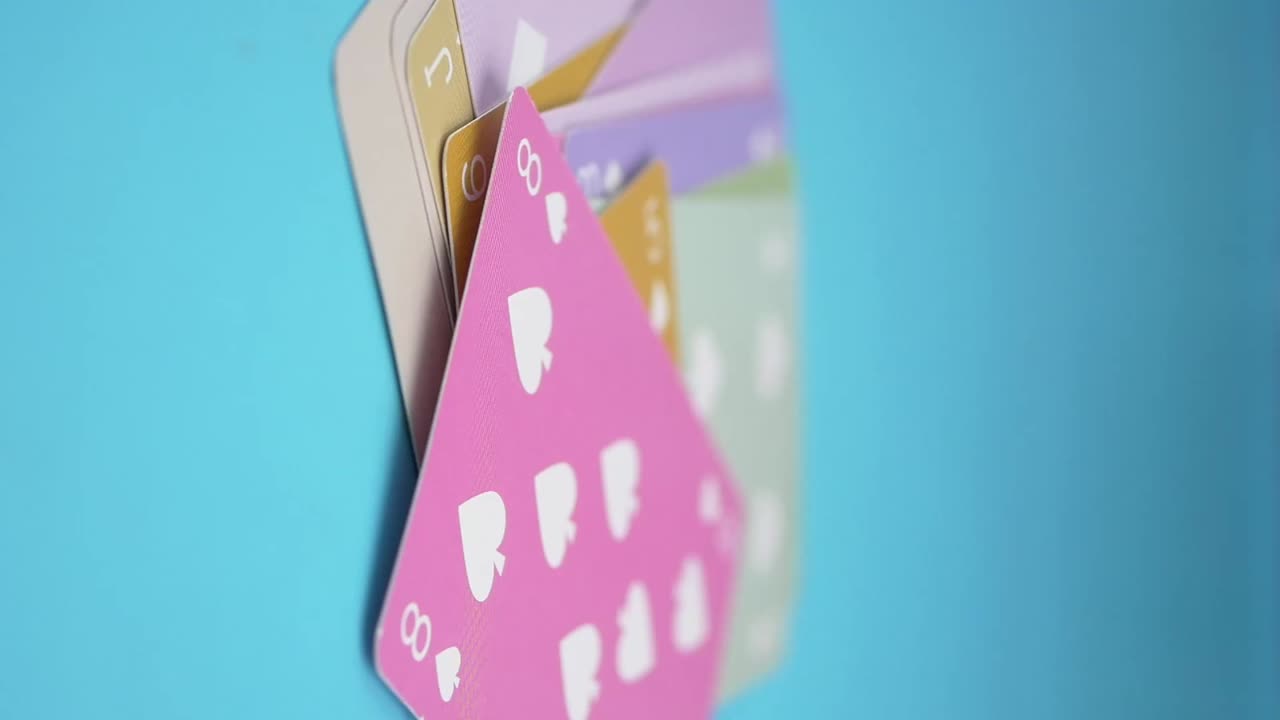 pila de cartas de juego