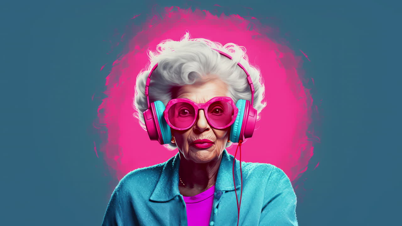 AI generated senior female grandma