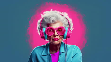 generado por una abuela de edad avanzada