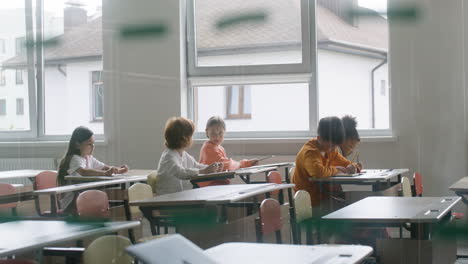 students at the classroom.