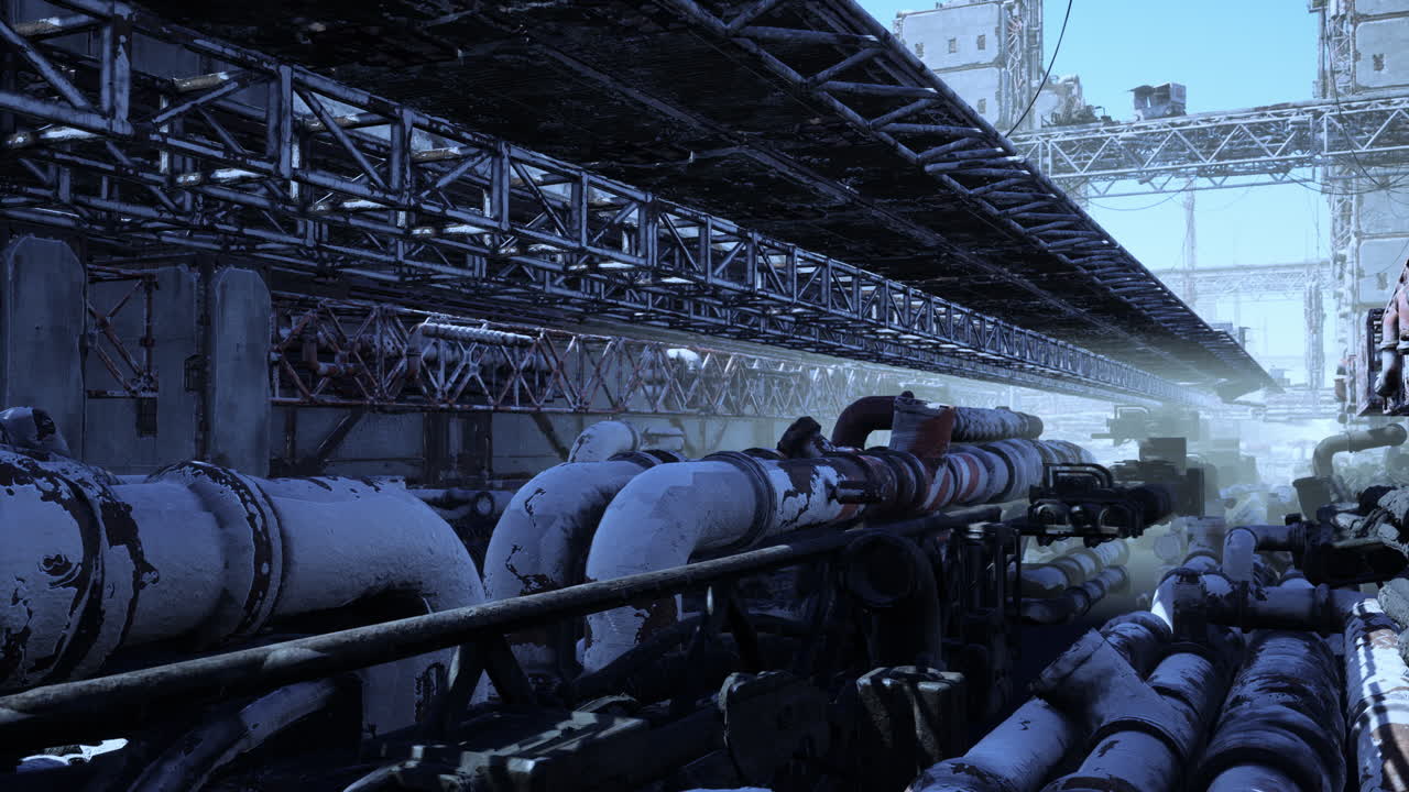 포스트 아포칼립스 산업 폐허