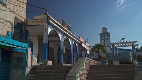 taghazout city center and mosque