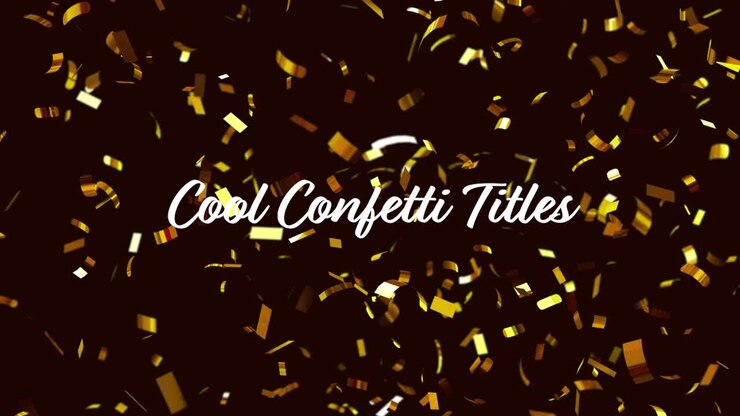 Celebration with Confetti and Sparklers