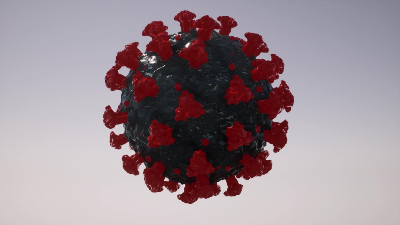 imágenes 3d realistas de virus y partículas