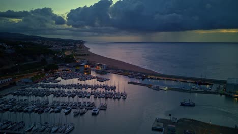 amanecer en arenys de mar