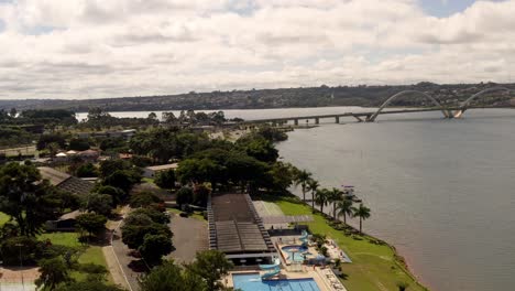 Aerial-View-of-Paranoá-Lake-with-Juscelino-Kubitschek-Bridge-in-Brasilia