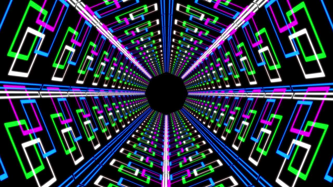 el progreso del túnel cibernético animación gráficos de movimiento