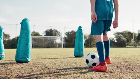 soccer practice on the field