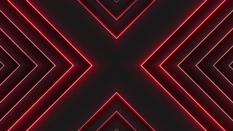 red glowing geometric pattern background