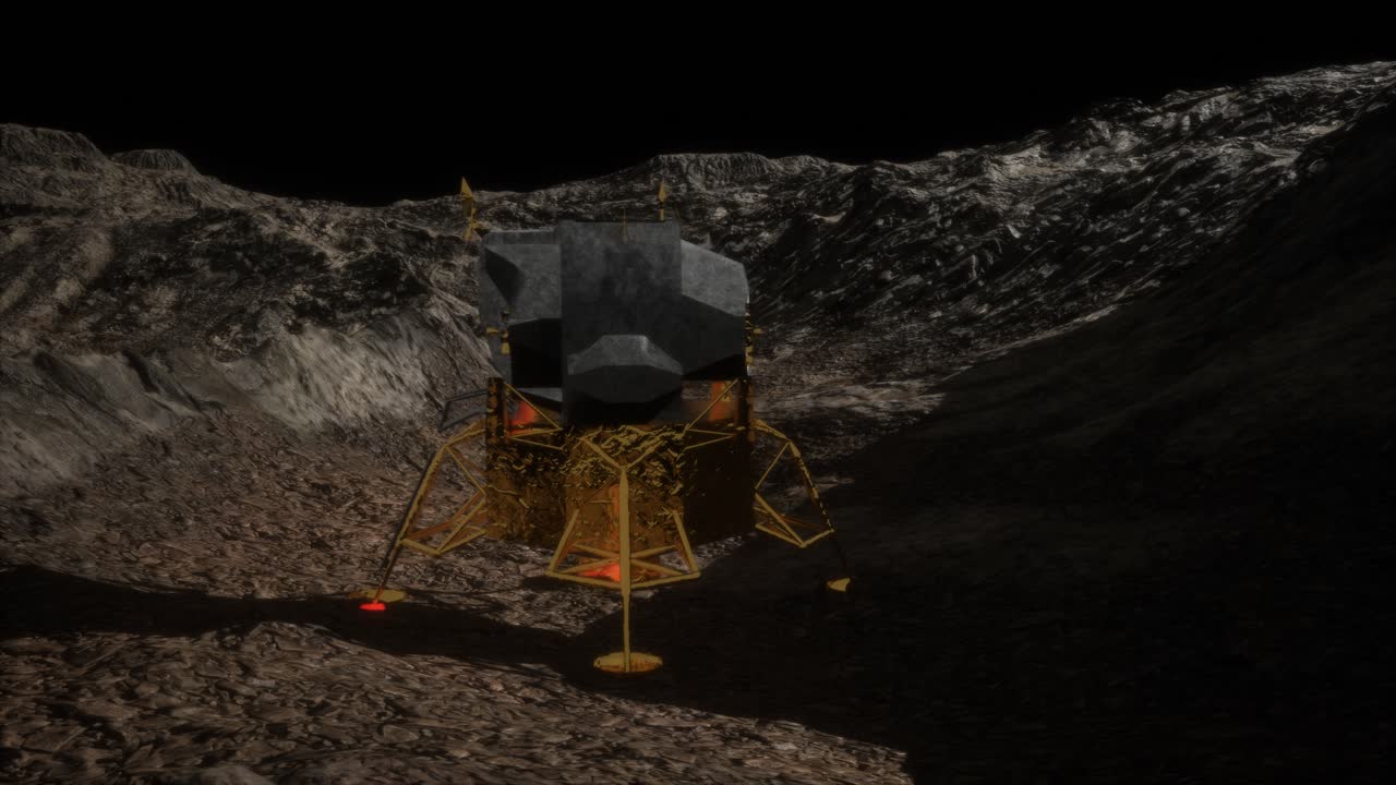 lunar landing mission on the Moon