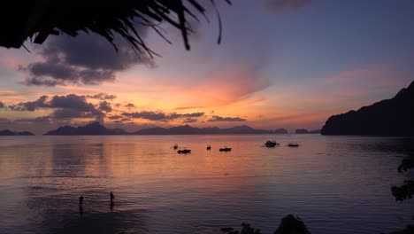 Metraje-Realizado-En-El-Nido,-Palawan,-Filipinas,-Y-Les-Cuento-Que-Es-Uno-De-Los-Mejores-Atardeceres-Que-He-Visto-En-Mi-Vida