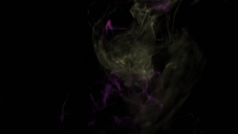 4k colorful fog and smoke effect