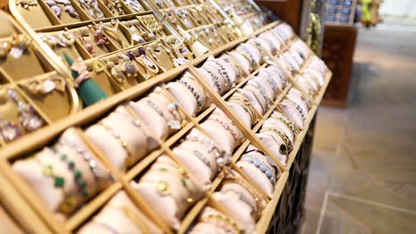 various jewelry pieces displayed in dubai market