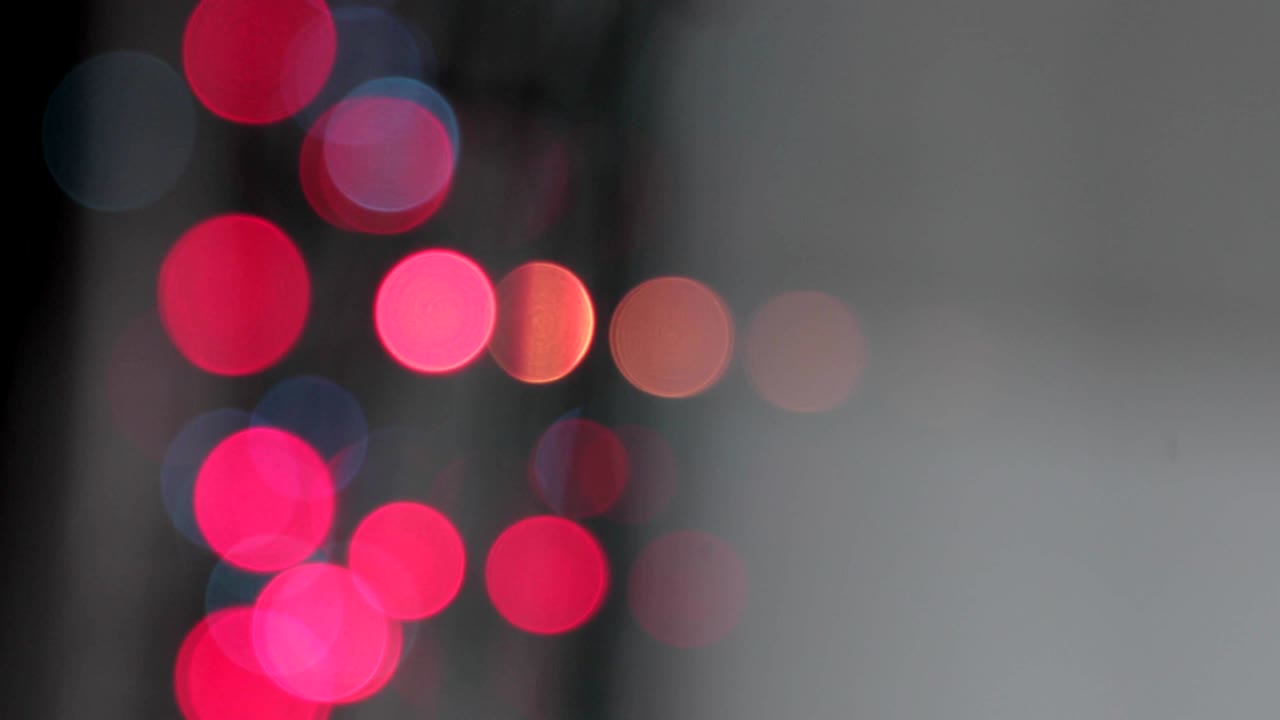 bokeh background. Blinking Garland Multicolored Abstract Blurred Background