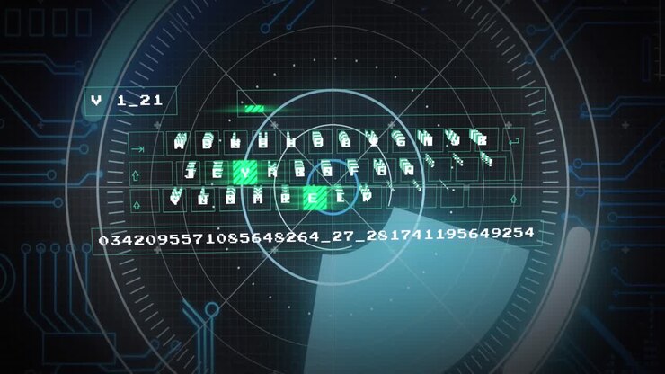 Animation of data processing over scope scanning