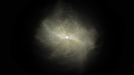 Atomic structure electron cloud simulation. 60 FPS UHD.