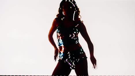 alessandra dance glitch 4k 00