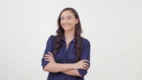 Indian-girl-winking-and-smiling