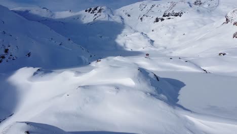 Grindelwald-First-Mountain-winter-view-4K-drone-footage