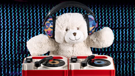 teddy bear dj