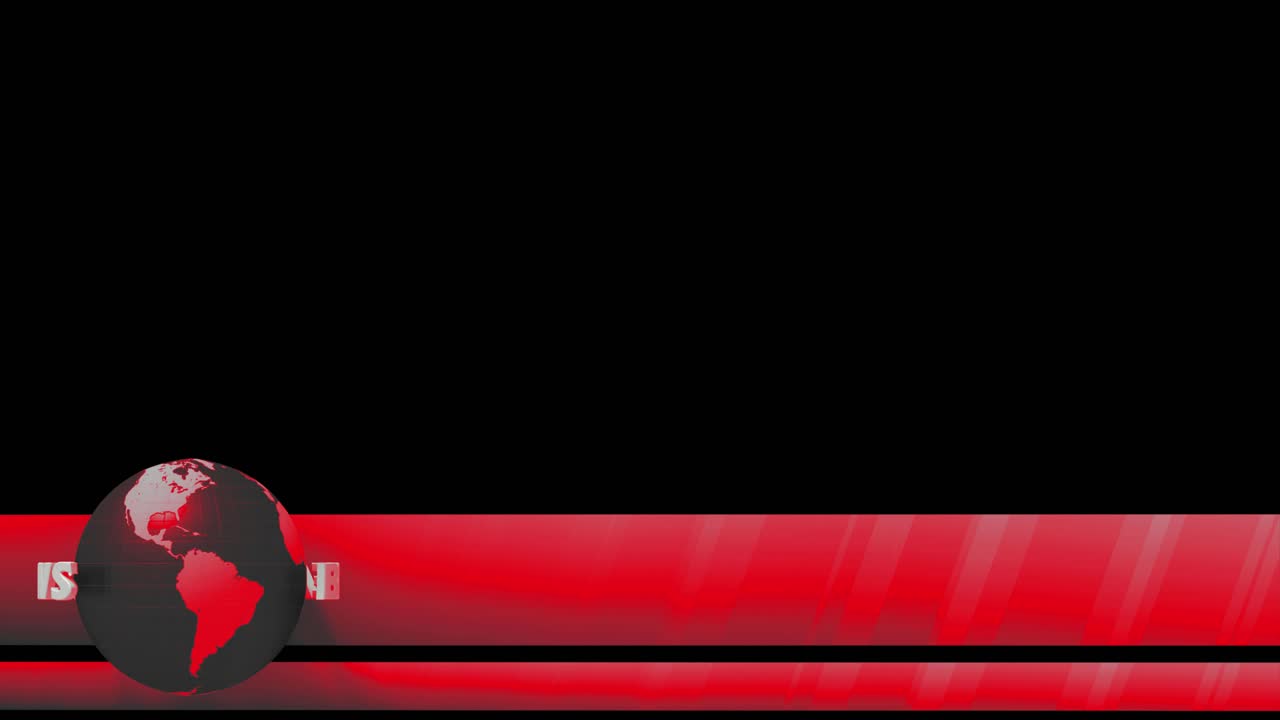 noticias de última hora mundo globo tercio inferior tercero chyron tercero bucle 4k