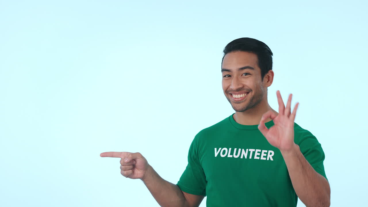 maquillaje, señalamiento y cara de voluntario en el estudio