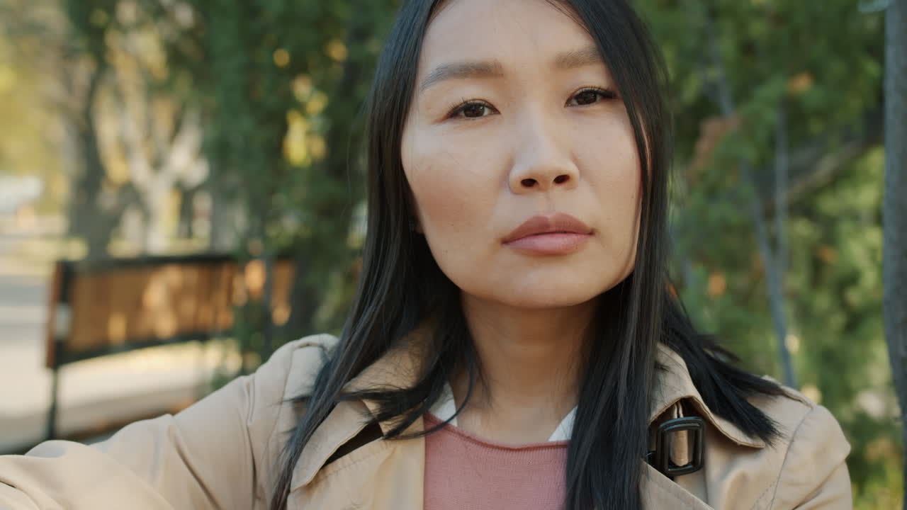 공원에 있는 여자