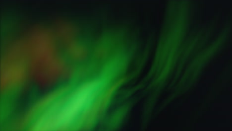místicas olas verdes de la aurora en el cielo nocturno