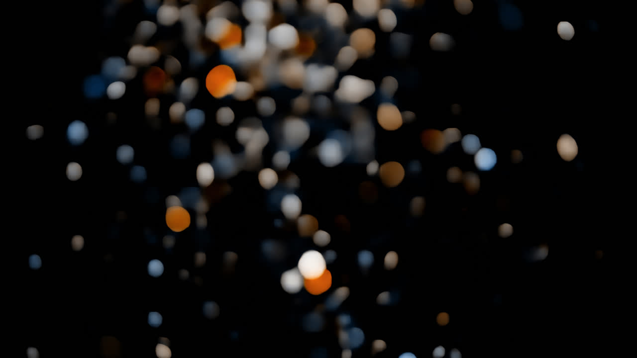 Festive glitter animated overlay, transparent 4K video, alpha channel, ProRes 4444