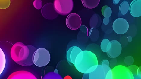colorful abstract bokeh lights background