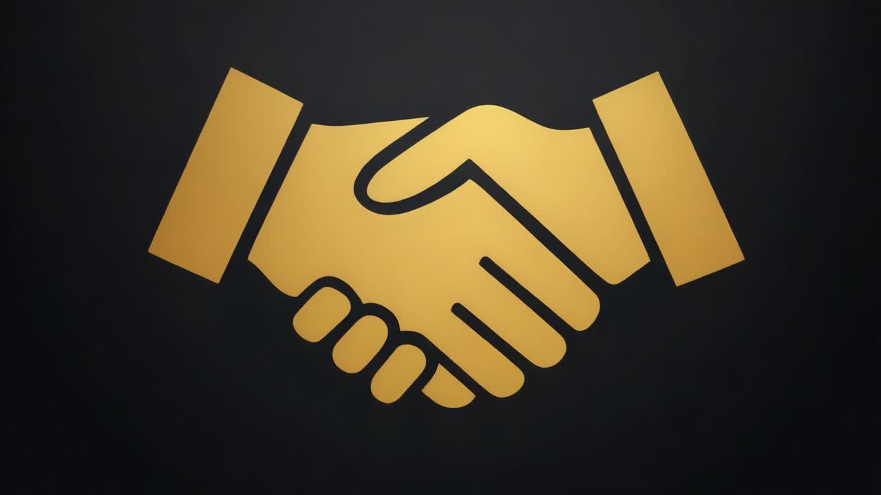 A Symbol of Collaboration and Agreement: The Handshake Motif Represents Trust, Partnership, and Mutual Understanding in Various Contexts, From Business Deals to Personal Relationships, Signifying Cooperation