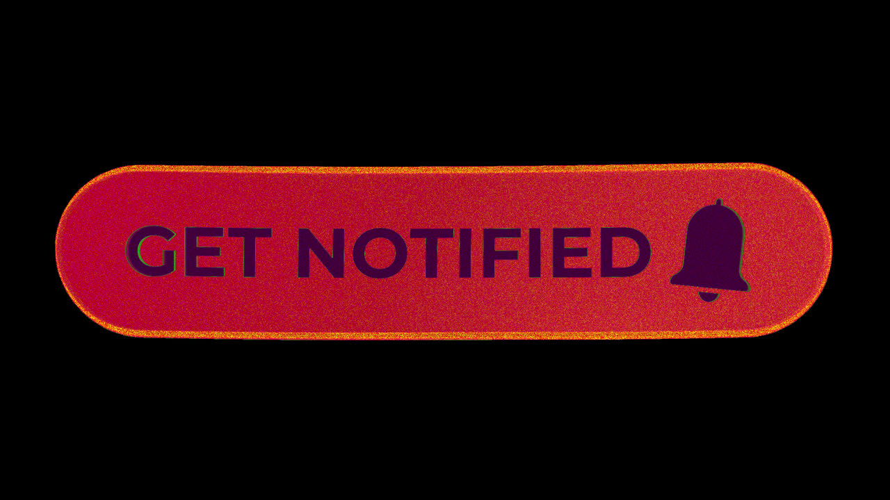 Animated 'Get Notified' Button with Ringing Bell Icon